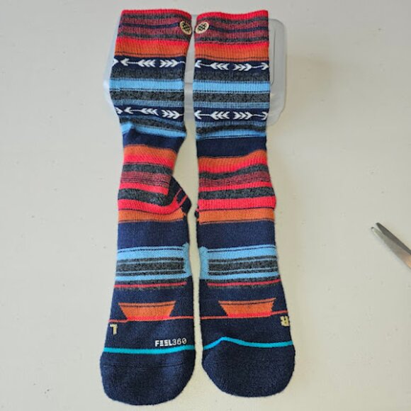 STANCE Kirk 2 Snowboard Ski Merino Wool Lightweight Socks Unisex Large - Picture 2 of 6